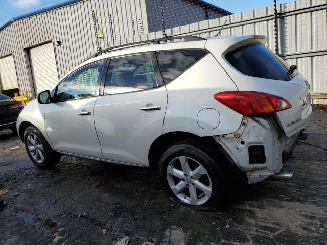 JN8AZ18U29W027352 - 2009 NISSAN MURANO S WHITE photo 2