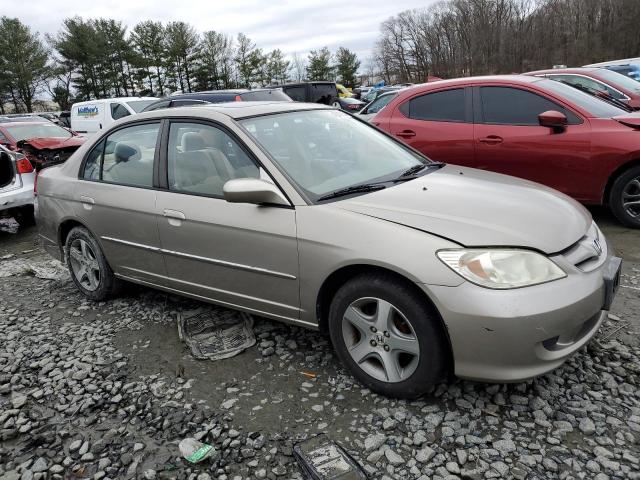 2HGES26744H604623 - 2004 HONDA CIVIC EX TAN photo 4