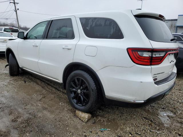 1C4RDJAG2HC893361 - 2017 DODGE DURANGO SXT WHITE photo 2