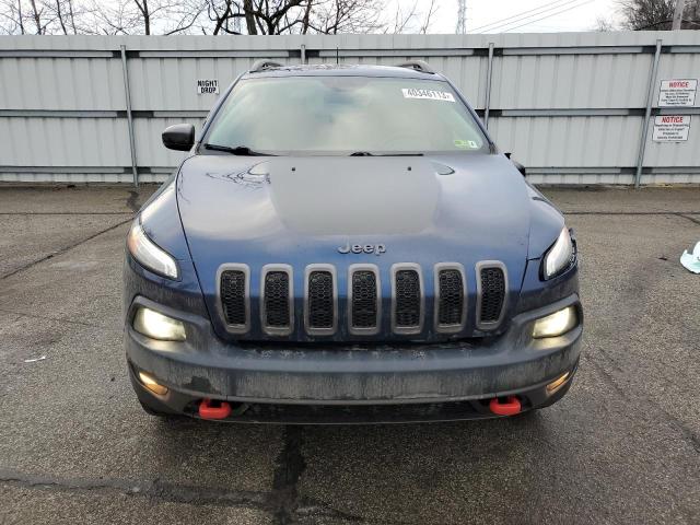 1C4PJMBX6JD598103 - 2018 JEEP CHEROKEE TRAILHAWK BLUE photo 5
