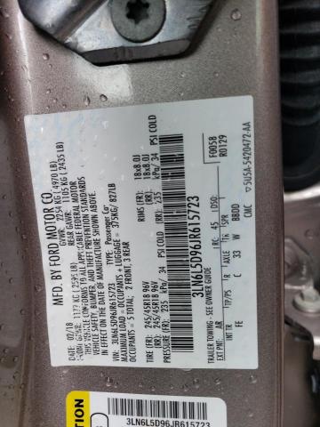 3LN6L5D96JR615723 - 2018 LINCOLN MKZ SELECT SILVER photo 12