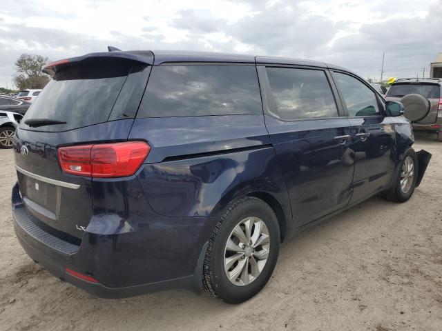 KNDMB5C13K6539371 - 2019 KIA SEDONA LX BLUE photo 3