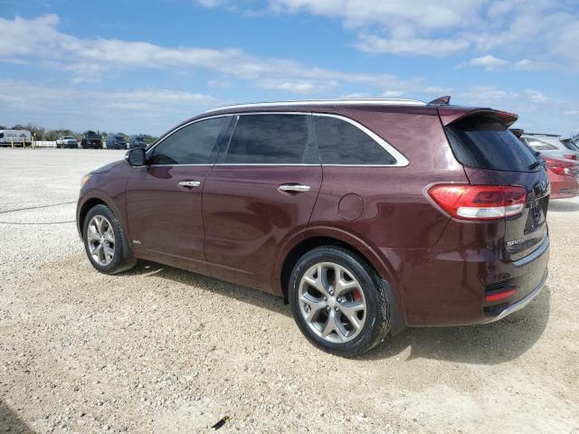 5XYPKDA50HG200800 - 2017 KIA SORENTO SX BURGUNDY photo 2