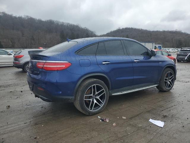 4JGED6EB5KA155658 - 2019 MERCEDES-BENZ GLE COUPE 43 AMG BLUE photo 3