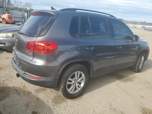 WVGBV7AX1FW503620 - 2015 VOLKSWAGEN TIGUAN S GRAY photo 3