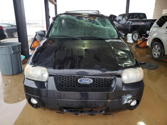 1FMYU03177KA59262 - 2007 FORD ESCAPE XLT BLACK photo 5