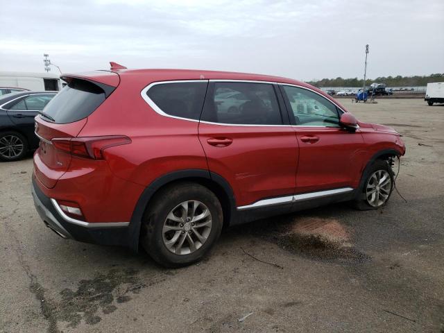5NMS3CAD8KH123437 - 2019 HYUNDAI SANTA FE SEL Կարմիր լուսանկար 3