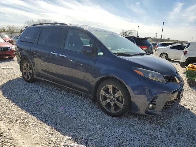 5TDXZ3DC6LS041700 - 2020 TOYOTA SIENNA SE BLUE photo 4