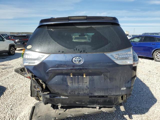 5TDXZ3DC6LS041700 - 2020 TOYOTA SIENNA SE BLUE photo 6