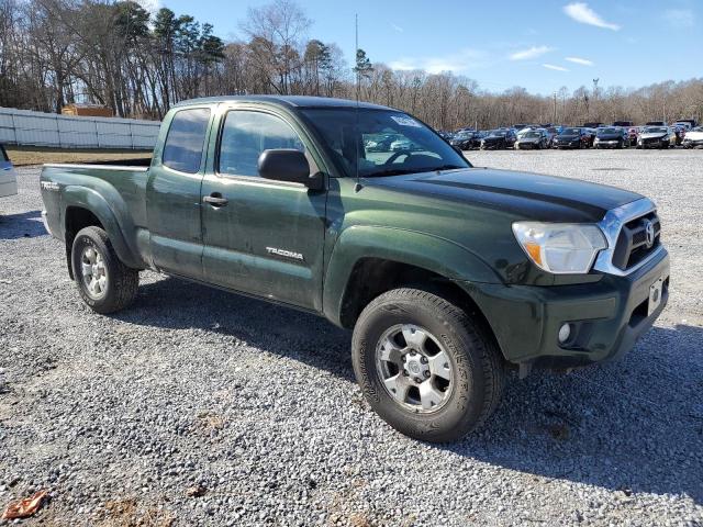 5TFUU4EN1DX053692 - 2013 TOYOTA TACOMA GREEN photo 4