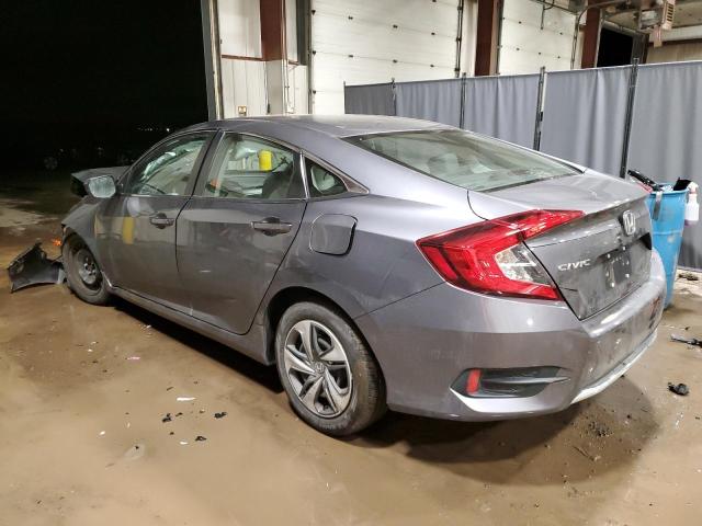 2HGFC2F61MH513821 - 2021 HONDA CIVIC LX GRAY photo 2