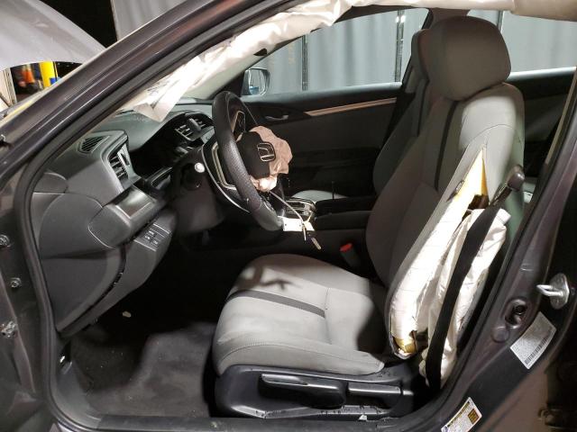 2HGFC2F61MH513821 - 2021 HONDA CIVIC LX GRAY photo 7