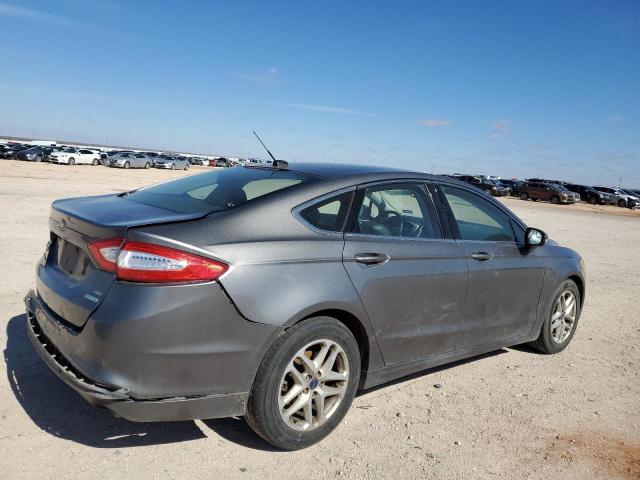 3FA6P0HD8ER378609 - 2014 FORD FUSION SE GRAY photo 3