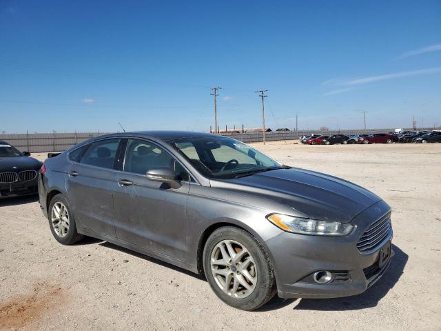 3FA6P0HD8ER378609 - 2014 FORD FUSION SE GRAY photo 4