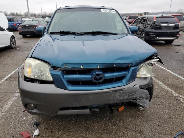 4F2CZ06185KM06686 - 2005 MAZDA TRIBUTE S BLUE photo 5