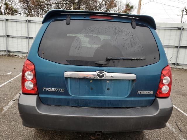 4F2CZ06185KM06686 - 2005 MAZDA TRIBUTE S BLUE photo 6