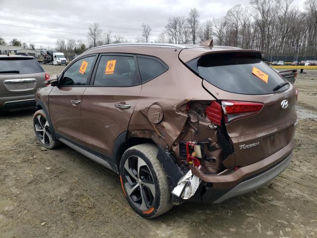 KM8J3CA21HU325995 - 2017 HYUNDAI TUCSON LIMITED TAN photo 2