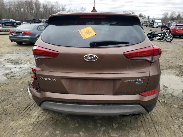 KM8J3CA21HU325995 - 2017 HYUNDAI TUCSON LIMITED TAN photo 6