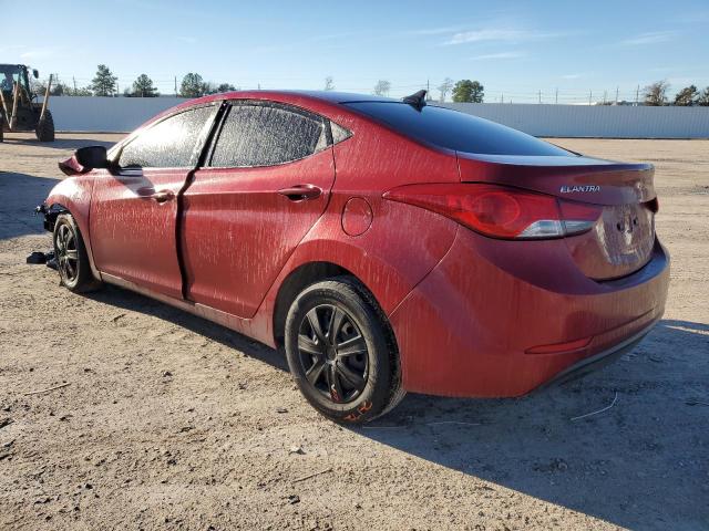 5NPDH4AE1GH722215 - 2016 HYUNDAI ELANTRA SE RED photo 2