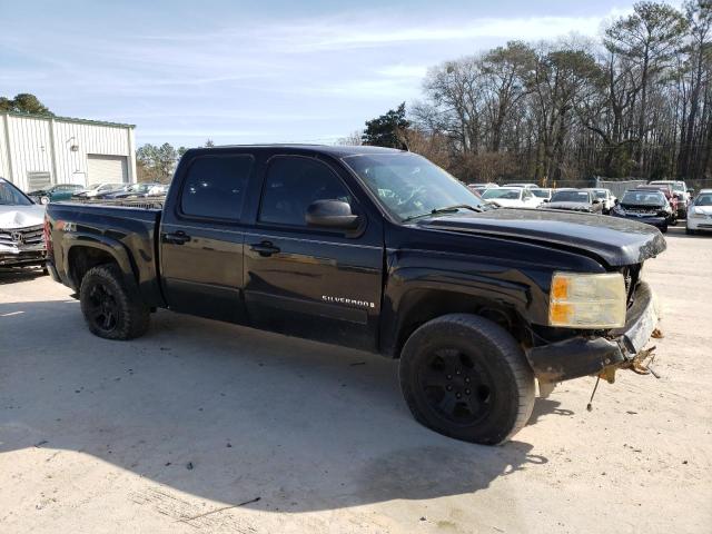 2GCEK13M271577034 - 2007 CHEVROLET SILVERADO K1500 CREW CAB BLACK photo 4