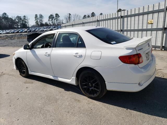 1NXBU4EE9AZ371771 - 2010 TOYOTA COROLLA BASE WHITE photo 2