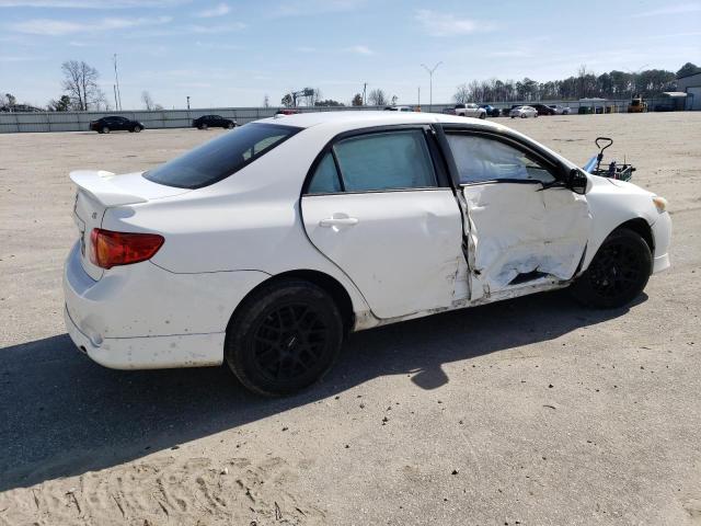 1NXBU4EE9AZ371771 - 2010 TOYOTA COROLLA BASE WHITE photo 3