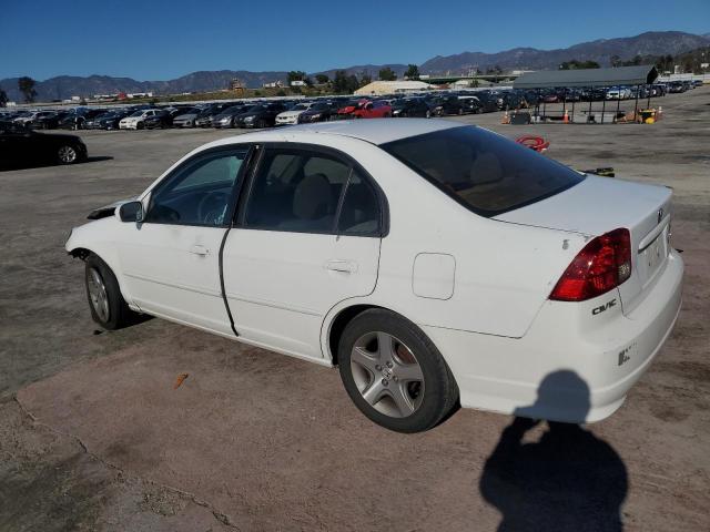 2HGES26754H575701 - 2004 HONDA CIVIC EX WHITE photo 2