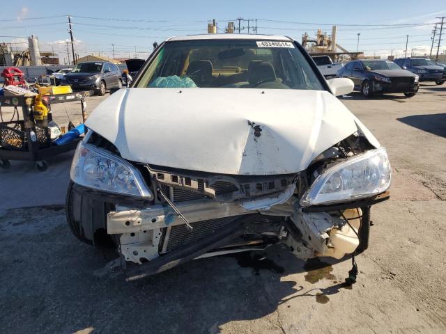 2HGES26754H575701 - 2004 HONDA CIVIC EX WHITE photo 5