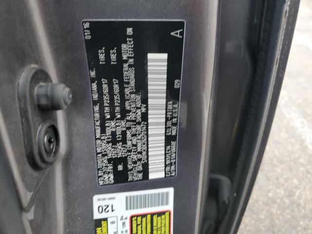 5TDYK3DC2GS701472 - 2016 TOYOTA SIENNA XLE SILVER photo 12