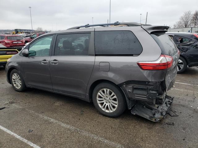 5TDYK3DC2GS701472 - 2016 TOYOTA SIENNA XLE SILVER photo 2