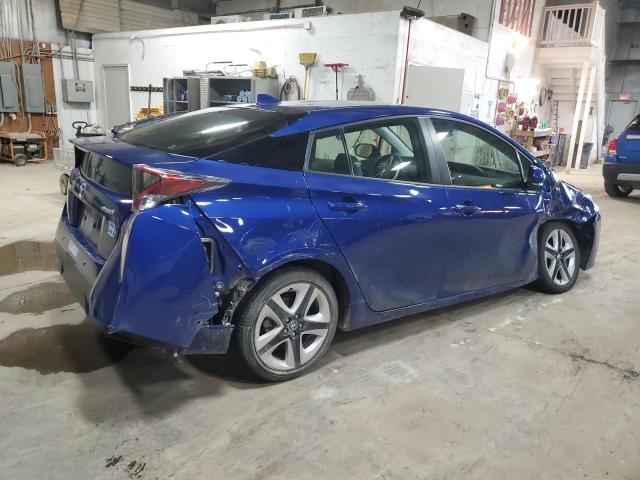 JTDKARFU8H3053429 - 2017 TOYOTA PRIUS BLUE photo 3