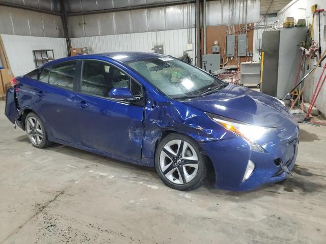 JTDKARFU8H3053429 - 2017 TOYOTA PRIUS BLUE photo 4