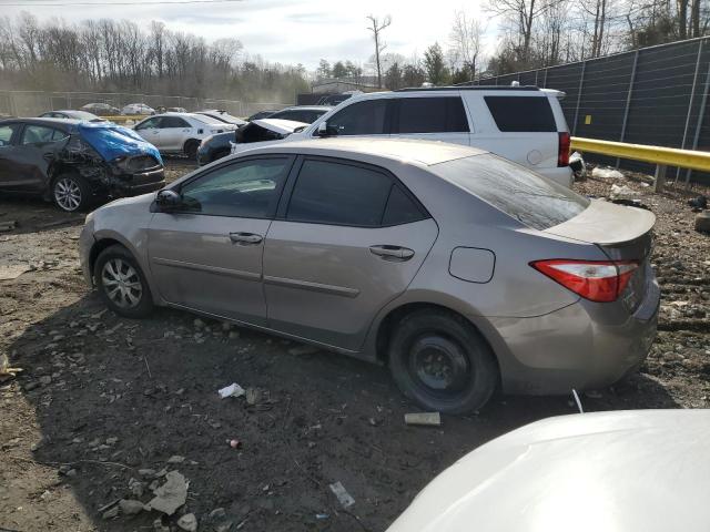 2T1BPRHE9EC215530 - 2014 TOYOTA COROLLA ECO TAN photo 2