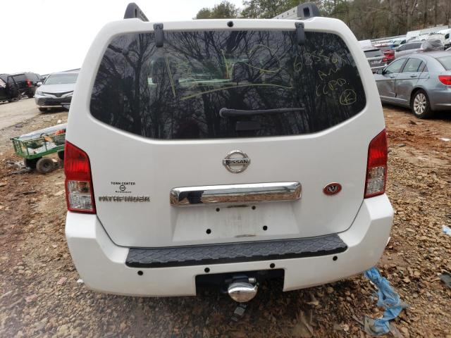 5N1AR18U36C685525 - 2006 NISSAN PATHFINDER LE თეთრი ფოტო 6