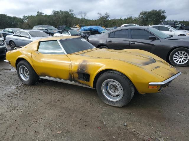 194371S115269 - 1971 CHEVROLET CORVETTE YELLOW photo 4