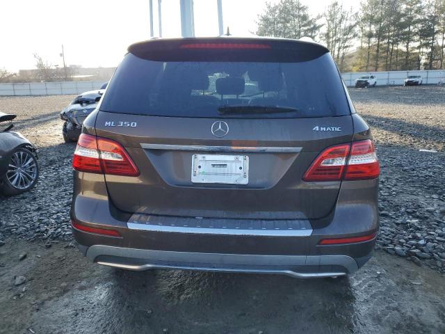 4JGDA5HBXCA026441 - 2012 MERCEDES-BENZ ML 350 4MATIC BROWN photo 6