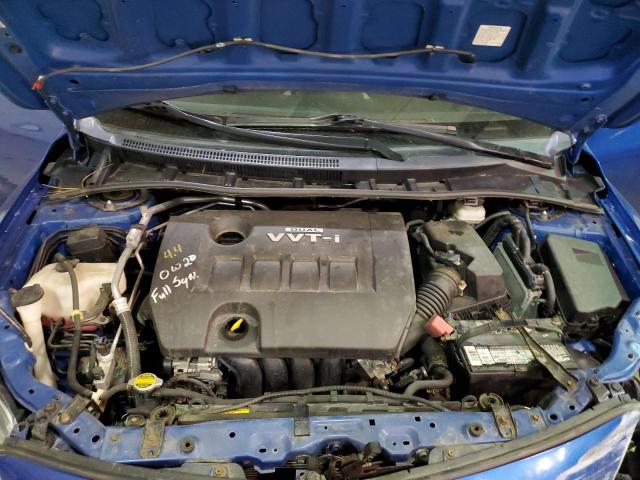 1NXBU40E69Z096234 - 2009 TOYOTA COROLLA BASE BLUE photo 11