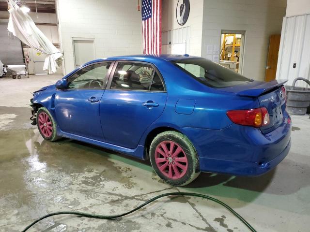 1NXBU40E69Z096234 - 2009 TOYOTA COROLLA BASE BLUE photo 2