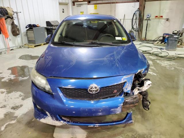 1NXBU40E69Z096234 - 2009 TOYOTA COROLLA BASE BLUE photo 5