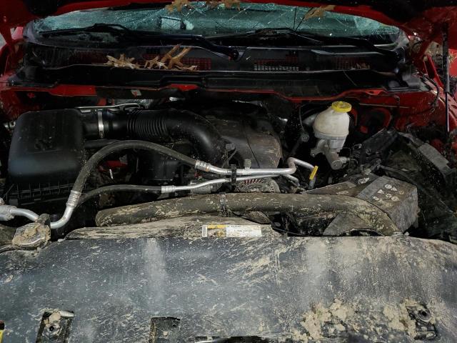 1C6RR7LT2KS598117 - 2019 RAM 1500 CLASS SLT წითელი ფოტო 11