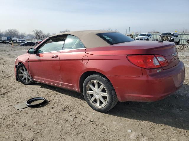 1C3LC55R48N681940 - 2008 CHRYSLER SEBRING TOURING BURGUNDY photo 2