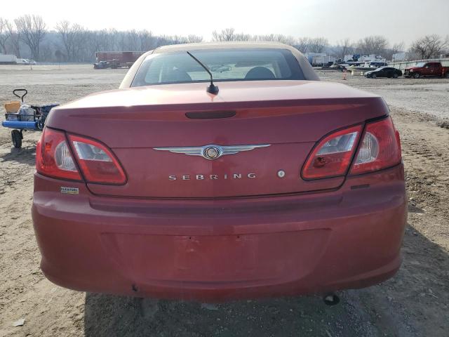 1C3LC55R48N681940 - 2008 CHRYSLER SEBRING TOURING BURGUNDY photo 6