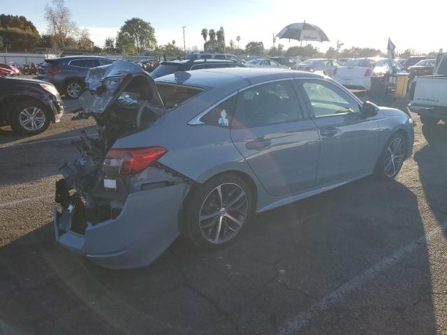 2HGFE1F95NH317560 - 2022 HONDA CIVIC TOURING GRAY photo 3