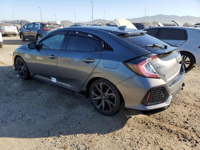 SHHFK7H91JU200984 - 2018 HONDA CIVIC SPORT TOURING GRAY photo 2