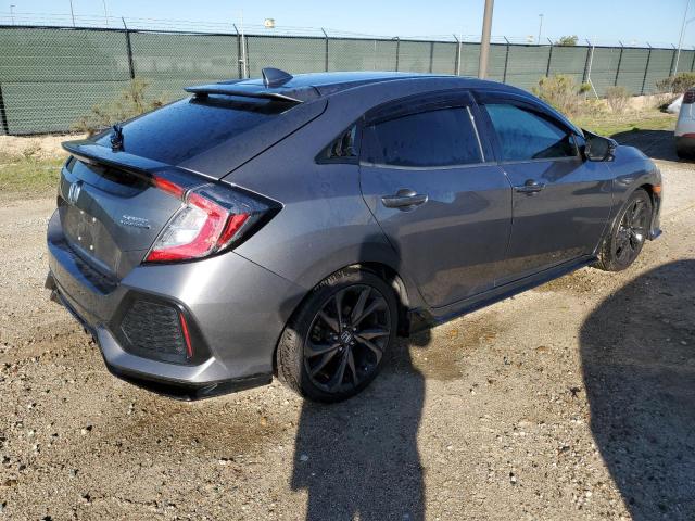 SHHFK7H91JU200984 - 2018 HONDA CIVIC SPORT TOURING GRAY photo 3