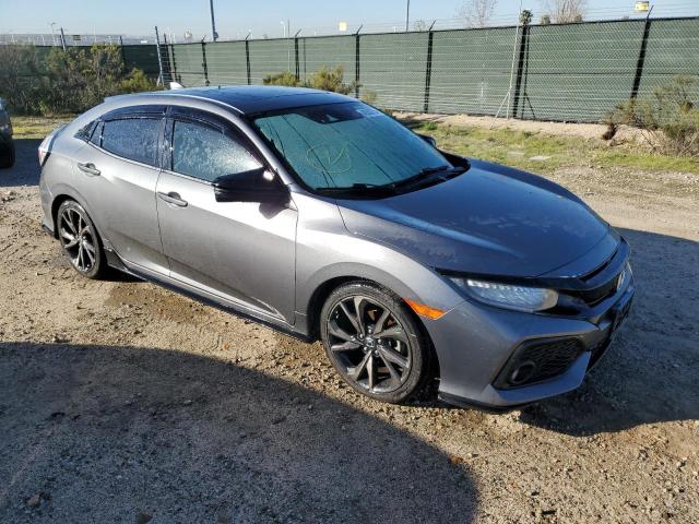 SHHFK7H91JU200984 - 2018 HONDA CIVIC SPORT TOURING GRAY photo 4