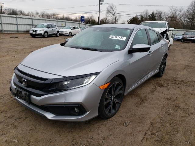 2HGFC2F82MH505986 - 2021 HONDA CIVIC SPORT 银色 照片 1