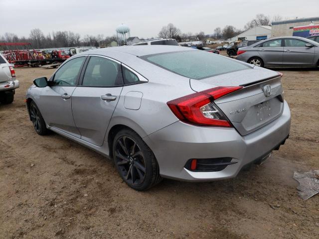 2HGFC2F82MH505986 - 2021 HONDA CIVIC SPORT 银色 照片 2
