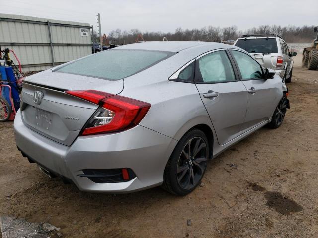 2HGFC2F82MH505986 - 2021 HONDA CIVIC SPORT 银色 照片 3