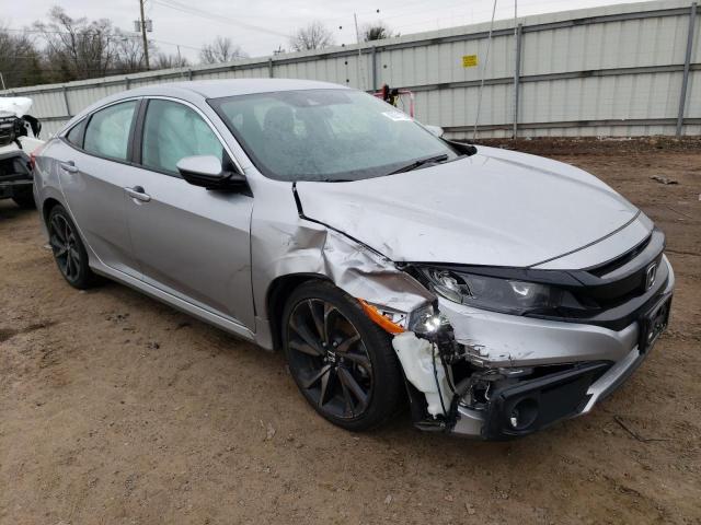 2HGFC2F82MH505986 - 2021 HONDA CIVIC SPORT 银色 照片 4